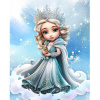 Diamantový obraz Snehová princezná
