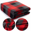 Prikrývka na posteľ - Polárny blok modrý 220 x 200 cm (Ľahká teplá polárna prikrývka 200x220 Bed Bedspread)