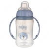 CANPOL BABIES Hrnček tréningový s úchytmi Cute Animals modrý psík, 320ml