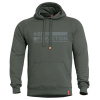Pentagon Phaeton Born for Action mikina s kapucňou, camo green - L