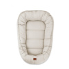 Kokon pre novorodencov MimiNu Soft 75×55 cm – 100% bavlna, 0–6 mesiacov - béžový