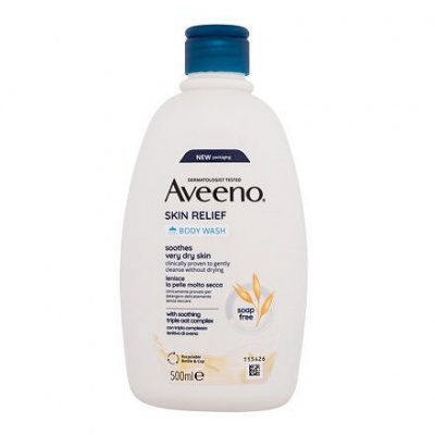 Aveeno Skin Relief Body Wash zklidňující a hydratační sprchový gel pro velmi suchou pokožku 500 ml unisex