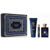 Versace Pour Homme Dylan Blue, toaletná voda 100 ml + toaletná voda 10 ml + Sprchovací gél 150ml pre mužov