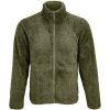 SOL´S FINCH / Unisex chlpatá fleecová bunda - army 4XL