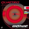 Poťah Donic Quattro A´Conda Soft Vyberte FARBU poťahu: červený / RED, Vyberte HRÚBKU špongie: 1,5 mm