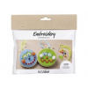 Creativ Company Kreatívna sada Mini Craft Kit Embroidery Faces