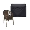 Springos Kryt na záhradné stoličky 70x70x125 cm, čierny EXTERIO