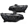 HONDA CIVIC X 16-21 - predné LED svetlá čierna DRL SEQ