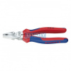 KNIPEX 02 05 200 Silové kombinované kleště, vícesložkové návleky, chromované 200 mm