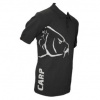 Zfish Tričko Carp Polo T-Shirt Black