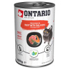 Ontario Cat hovädzie s lososom ochutené spirulinou 400 g