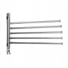 Kúpeľnový vešiak - Chrómová kolíková lišta Yoka Home (Nástenný držiak na uteráky do kúpeľne)