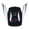 Kšilt pro přilby SUPERTECH S-M5 COMPASS, ALPINESTARS (černá/růžová)