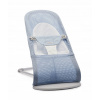 BABYBJORN - lehátko BALANCE SOFT MESH - modré/biele