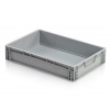 TBA Plastové obaly s.r.o. Plastová Euro prepravka 600x400x120 mm, plný úchyt