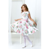 Fashionkids Dievčenské šaty ALEYNA M/461 Farba: Ecru, Veľkosť: 122