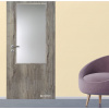 Doornite CPL-Deluxe laminátové interiérové dvere 2/3 SKLO, Dub Halifax LAMD2_3DubHalifax