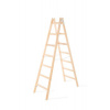Rebrík Strend Pro, 7 priečkový, drevené štafle, 2,26 m, max. 150 kg
