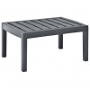 zahrada-XL Záhradný stolík, antracitový 78x55x38 cm, plast 48815