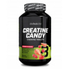 BIOTECHUSA CREATINE CANDY 240 ŽUVACÍ TABLIET RED BERRY MONOHYDRÁT KREATÍNU