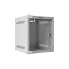 LANBERG RACKOVÁ SKŘÍŇ 10'' NÁSTĚNNÁ 6U/280X310 (FLAT PACK) S PROSKLENÝMI DVEŘMI ŠEDÁ