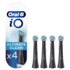 ORAL-B iO Ultimate Clean Black 4 ks náhradní hlavy