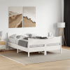 zahrada-XL Posteľ bez matraca biely 150x200 cm masívna borovica 3216379