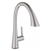 Grohe ZedraTouch - Elektronická drezová batéria s výsuvnou spŕškou, supersteel 30219DC2