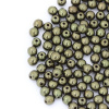 CZ Korálok krčený gulička 4mm zelená lister 23980/14495 (50ks)