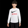 Nike Kids' Swoosh Just Do It Long Sleeve T-Shirt White 2-3 roky