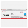 Canon originál toner 069 H C, 5097C002, cyan, 5500str., high capacity