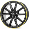 BORBET Borbet Lx18 8x18 5x112 ET40 Black Matt Rim Yellow 66.6