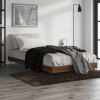 Prolenta Maison Exclusive Rám postele hnedý dub 100 x 200 cm kompozitné drevo