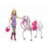 MATTEL Barbie bábika s koňom