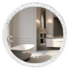 Tutumi Tutumi, LED krištáľové zrkadlo 60cm, model 107, HOM-02700