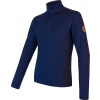 Pánská mikina SENSOR ,erino Upper krátký zip deep blue Velikost: S, Barva: Modrá