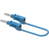 Electro PJP 2214/600V-CD1-25BL merací kábel [zásuvkový konekotr 4 mm - ] 25 cm modrá 1 ks; 2214/600V-CD1-25BL