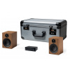 Pro-Ject TRAVEL SET - Praktický audio systém v cestovním / dárkovém balení, černá + ořech