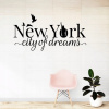 New York city of dreams - vinylová samolepka na stenu 193x98cm
