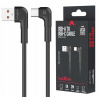 Kábel Maxlife USB - USB typ C 2 m čierny