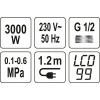 Ohrievač vody Fala 3000 W