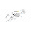 Kärcher Parts HDS 511 U EU - Motor 2 Diel: 7-LOŽISKOVÝ ŠTÍT A