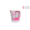 BARTEK Peony, sviečka v skle, 115g, doba horenia 30 hodín, 2 varianty Royal Pink
