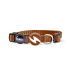Dashi Solid Cat Collar - obojok pre mačky, nylon, intenzívne farby - Hnedá