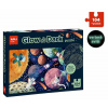 Puzzle svietiace v tme Slnečná sústava 104 dielikov