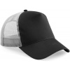 BEECHFIELD B 640 / 5 panelová Trucker šiltovka - black/light grey Univerzálna