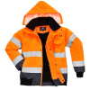 PORTWEST C465 / Bunda Bomber Hi-Vis Contrast - oranžová XS