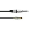 Audio kábel 6,3jack/1xRCA 0,9m Omnitronic