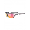 Cyklistické okuliare Uvex Sportstyle 806 - smoke matt/mirror red