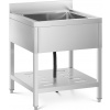 Royal Catering Mycí stůl RCSSS-70X70-S